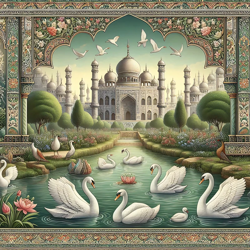 https://printposterscustimages.blr1.digitaloceanspaces.com/gallery/12/mid/mughal-garden-illustration-swans-flowers-mosque-background.webp