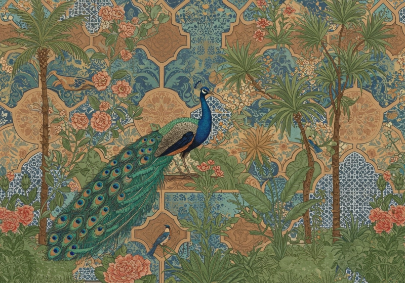 https://printposterscustimages.blr1.digitaloceanspaces.com/gallery/12/mid/mughal-garden-with-peacock-bird-arch-illustration-invitation.webp