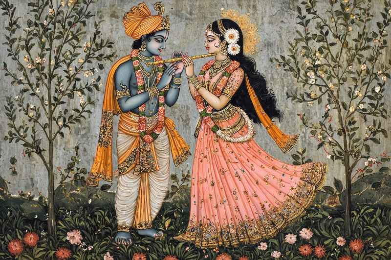 https://printposterscustimages.blr1.digitaloceanspaces.com/gallery/12/mid/radha-lord-krishna-playing-flute-standing-garden-pichwai-style-ar-32-quality-2-style-raw-st.webp