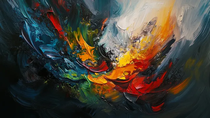 Colorful Abstract Bird Wall Art