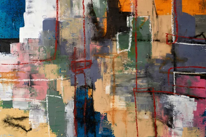 Vibrant Modern Impressionist Abstract Art | PrintPosters.in