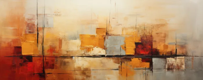 Warm Toned Textured Abstract Canvas | PrintPosters.in