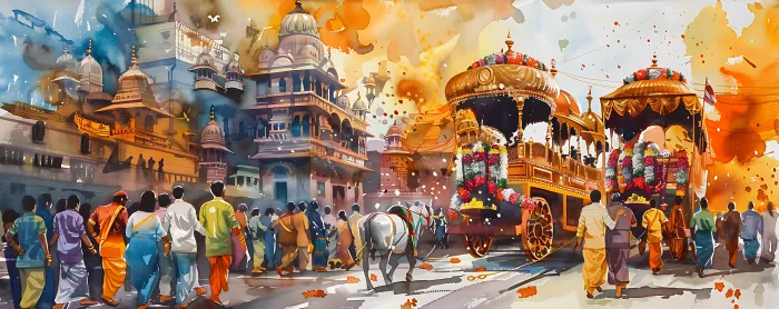 Traditional Royal Horse Carriage Canvas | PrintPosters.in