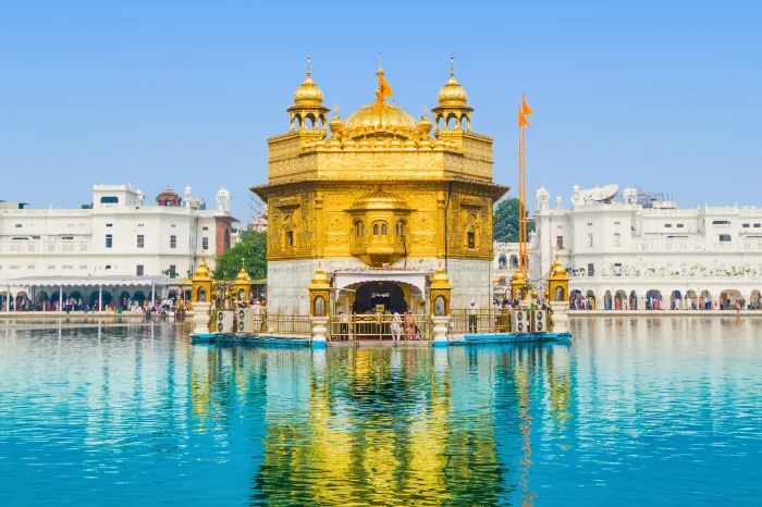 Traditional Golden Temple Wall Art