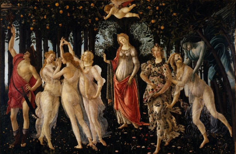 Primavera by Sandro Botticelli Canvas Print wall art print | PrintPosters.in