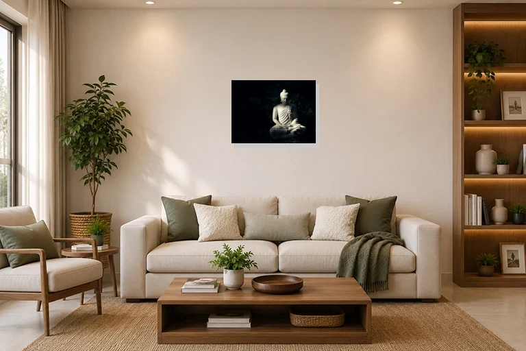 Hotel Lobby mockup with artwork