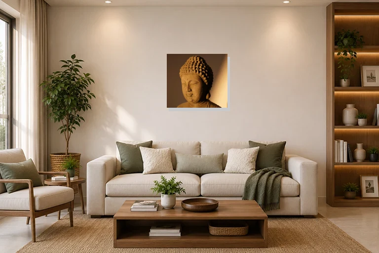 Hotel Lobby mockup with artwork