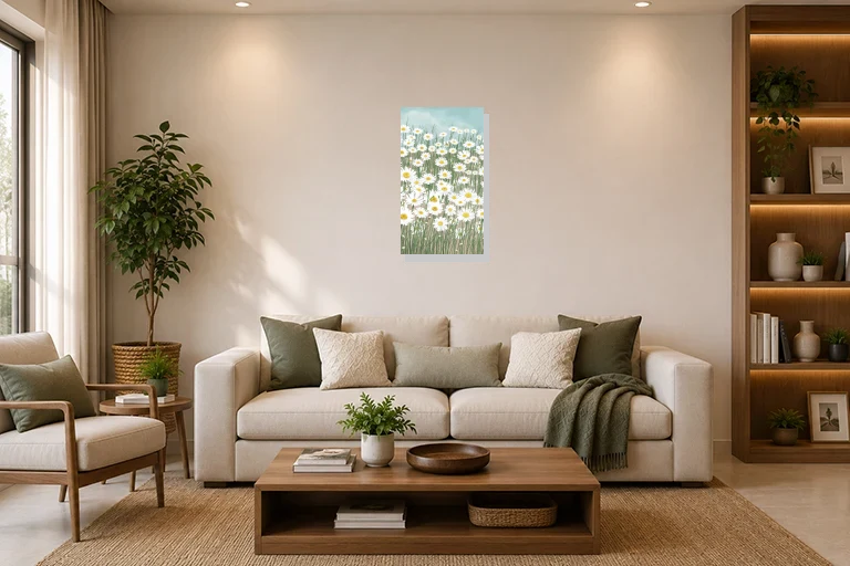 Hotel Lobby mockup with artwork