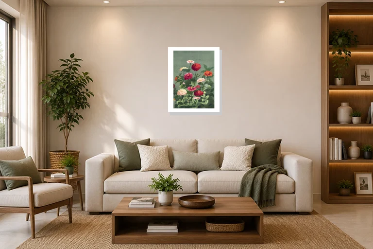 Hotel Lobby mockup with artwork