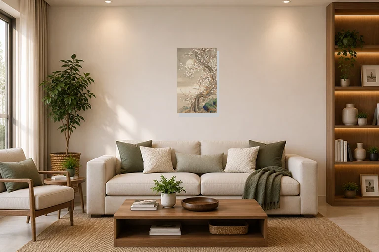 Hotel Lobby mockup with artwork