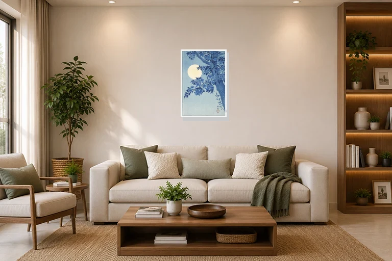 Hotel Lobby mockup with artwork