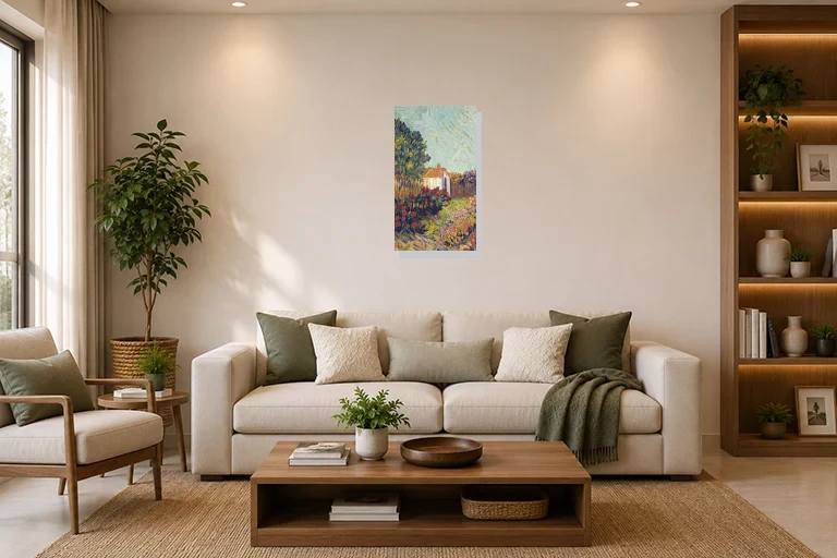 Hotel Lobby mockup with artwork