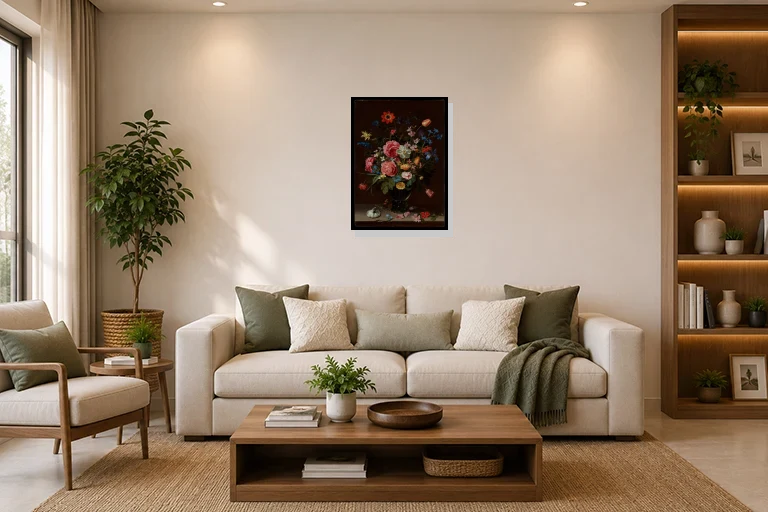 Hotel Lobby mockup with artwork