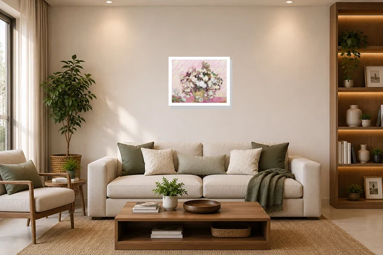 Hotel Lobby mockup with artwork