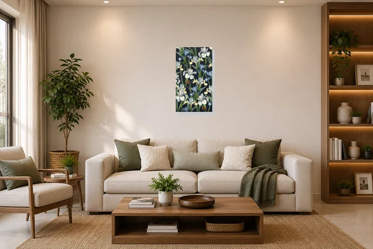 Hotel Lobby mockup with artwork