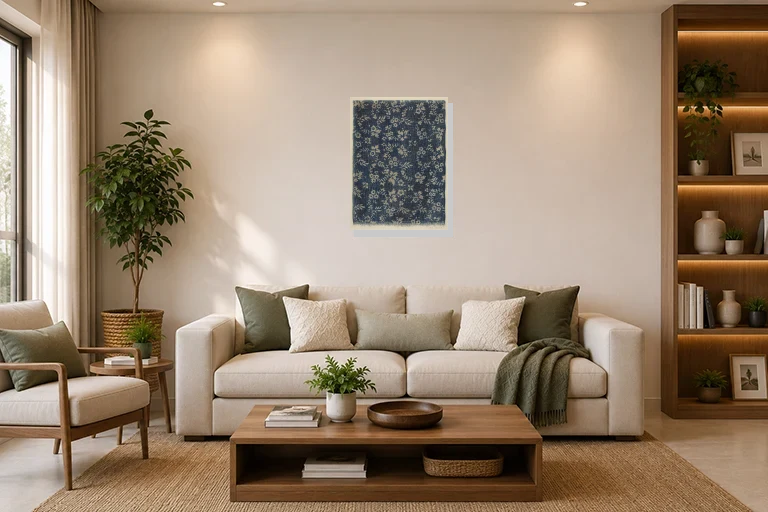 Hotel Lobby mockup with artwork