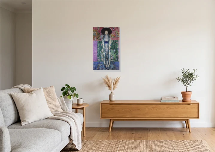 Living Room mockup with artwork