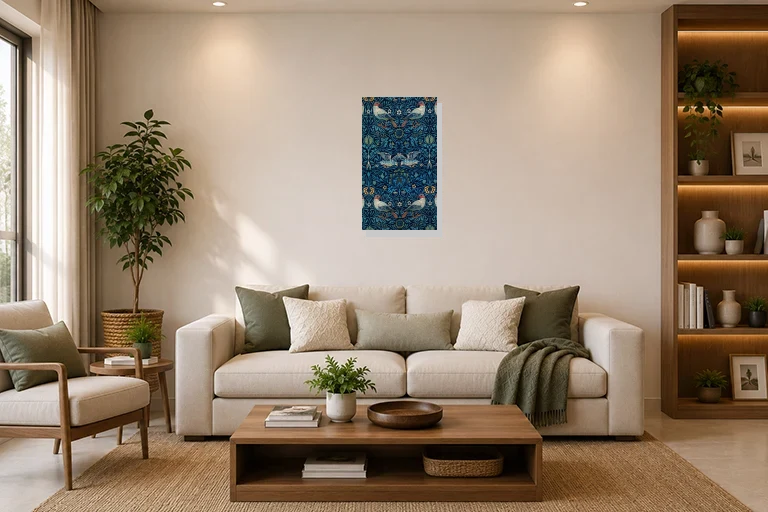 Hotel Lobby mockup with artwork