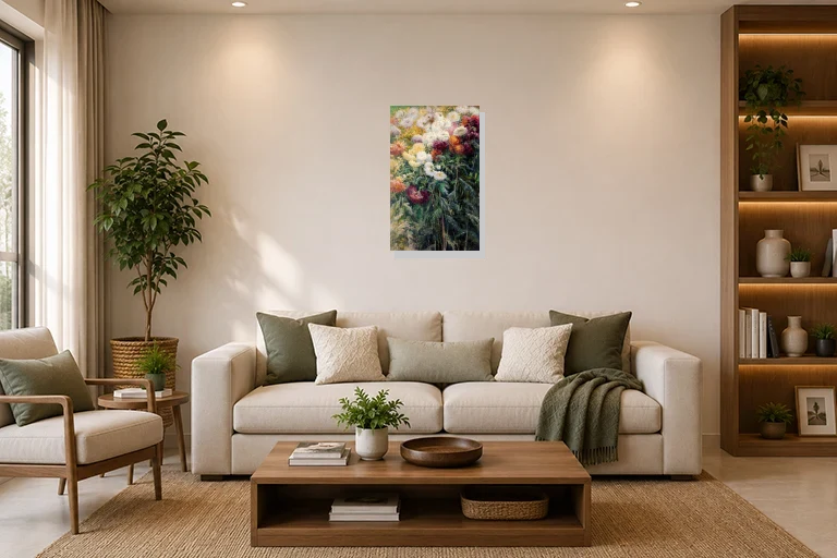 Hotel Lobby mockup with artwork