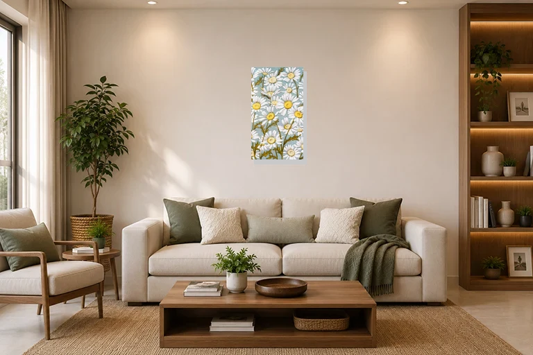 Hotel Lobby mockup with artwork