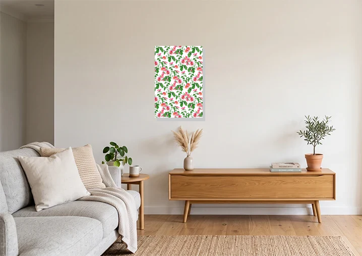 Living Room mockup with artwork