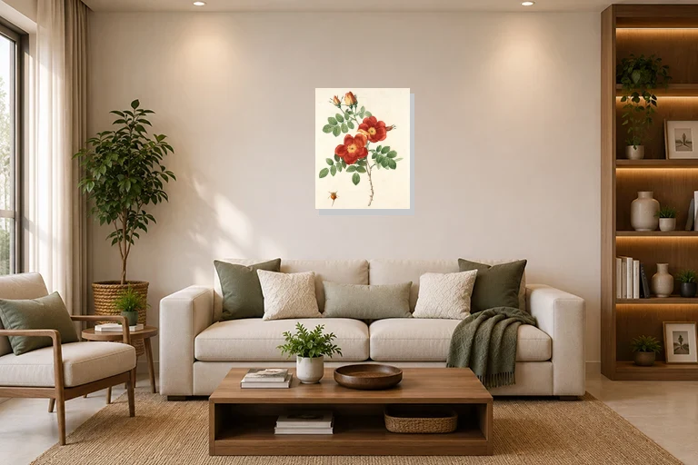 Hotel Lobby mockup with artwork