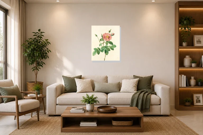 Hotel Lobby mockup with artwork