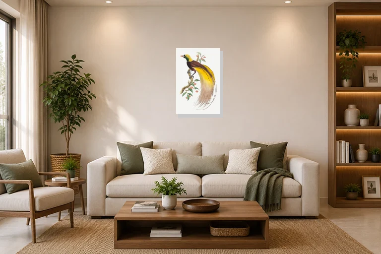 Hotel Lobby mockup with artwork