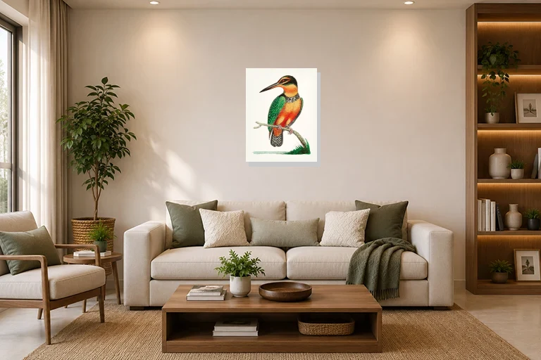 Hotel Lobby mockup with artwork