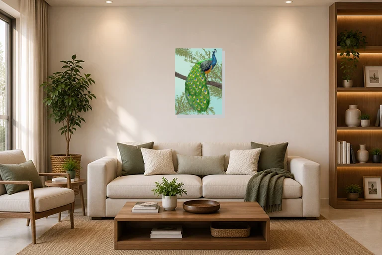 Hotel Lobby mockup with artwork