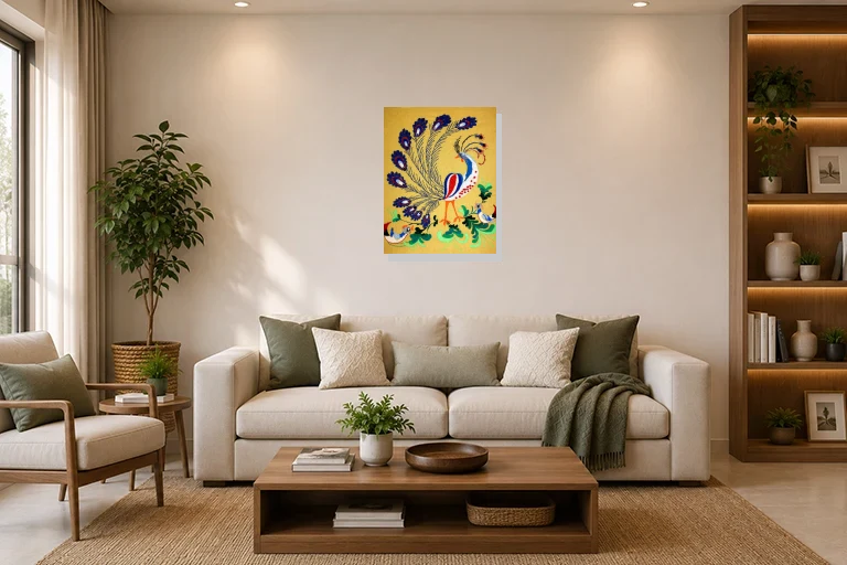 Hotel Lobby mockup with artwork