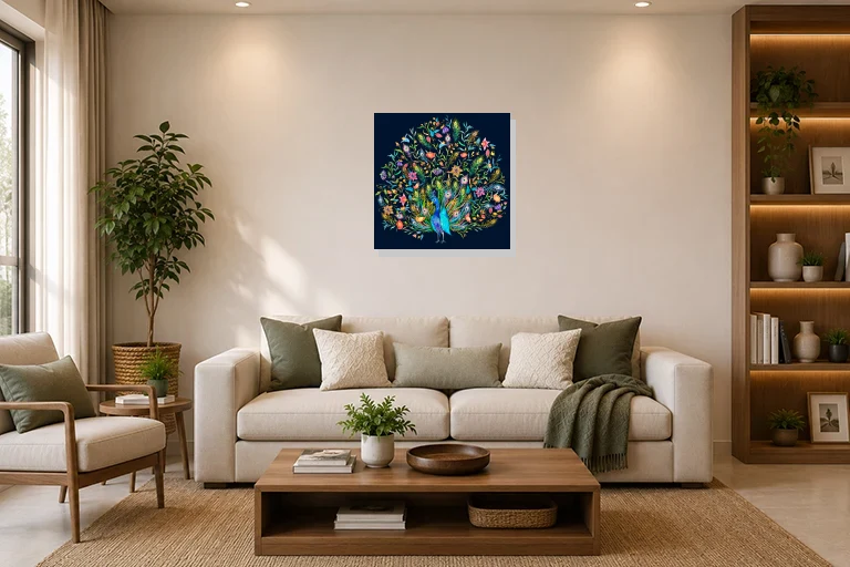 Hotel Lobby mockup with artwork