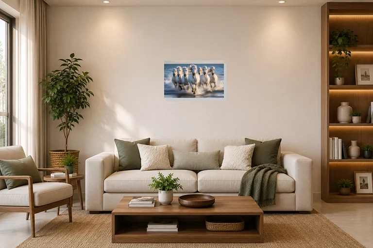 Hotel Lobby mockup with artwork