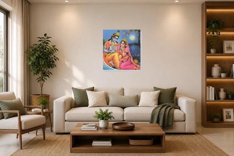 Hotel Lobby mockup with artwork