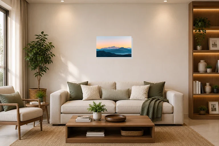 Hotel Lobby mockup with artwork