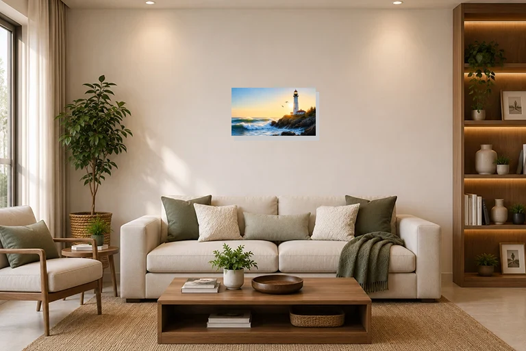 Hotel Lobby mockup with artwork