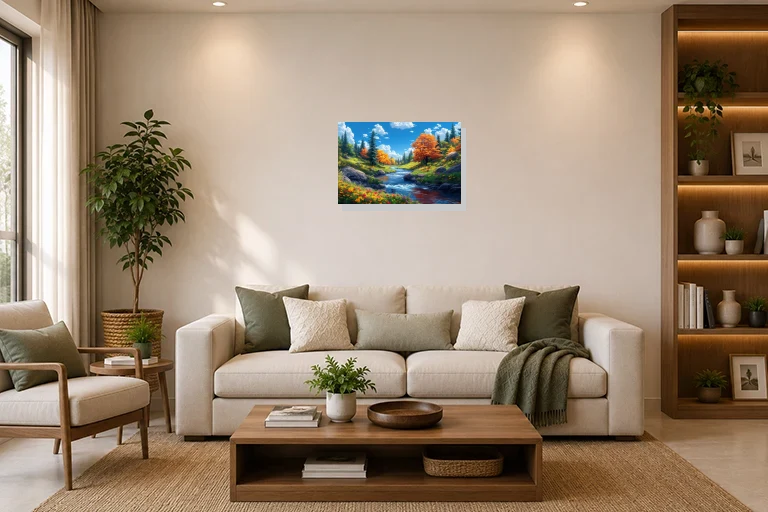 Hotel Lobby mockup with artwork
