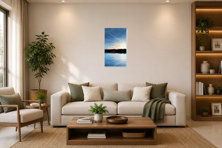 Hotel Lobby mockup with artwork
