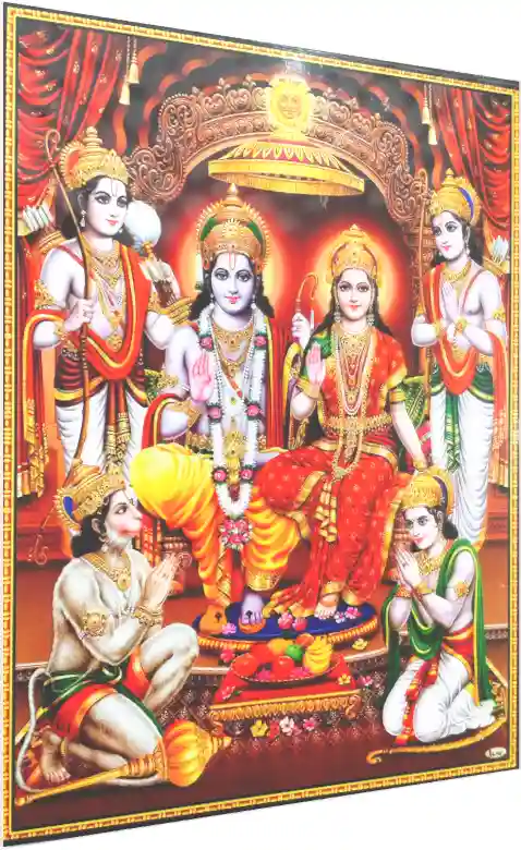 Ornate Ram Darbar Premium Art Print — acrylic preview | PrintPosters.in