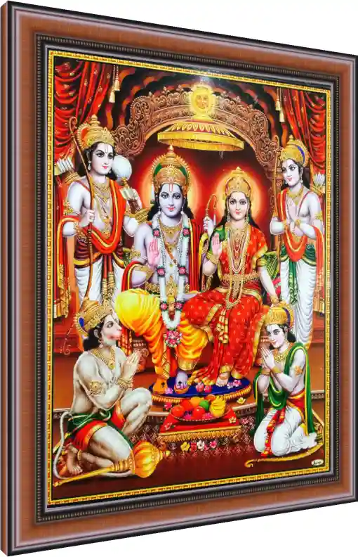 Ornate Ram Darbar Premium Art Print — photo frame preview | PrintPosters.in