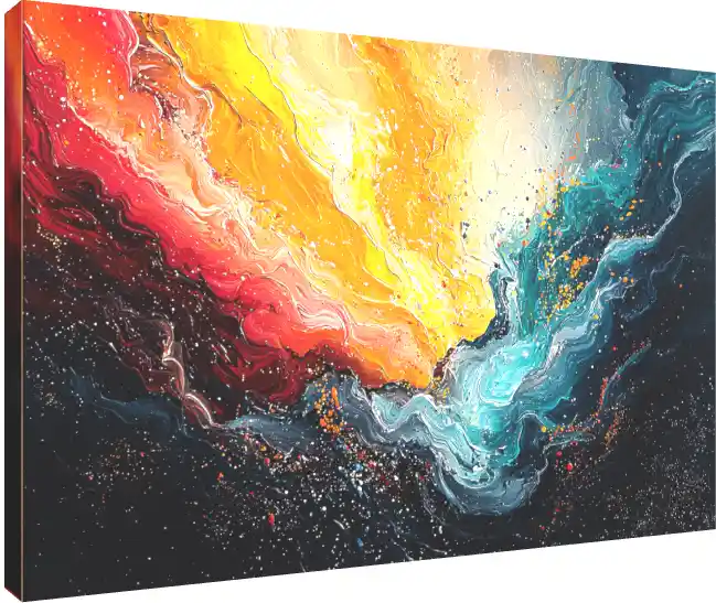 Dynamic Fusion Abstract Wall Art | PrintPosters.in