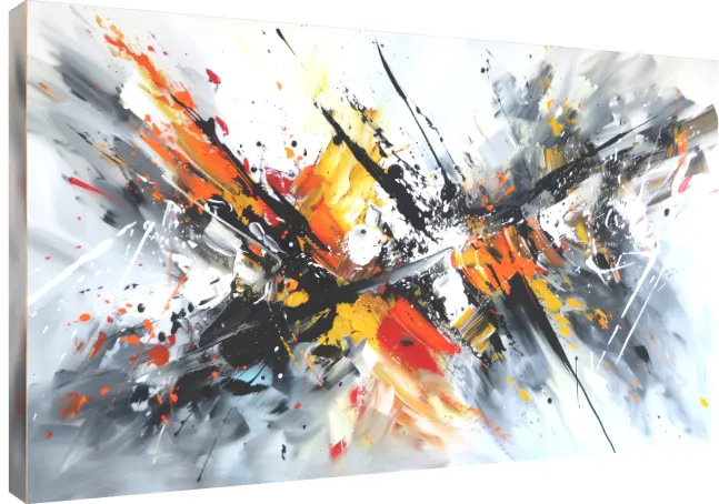 Dynamic Movement Abstract Canvas Art wall art print | PrintPosters.in