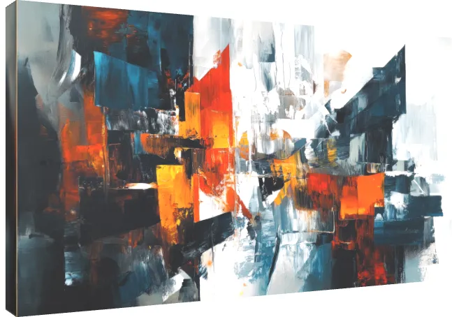 Vibrant Colors Abstract Canvas | PrintPosters.in