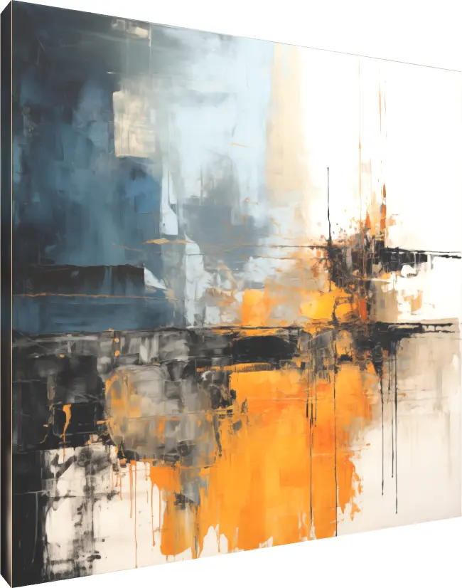 Deconstructed Dream Textured Abstract Print | PrintPosters.in