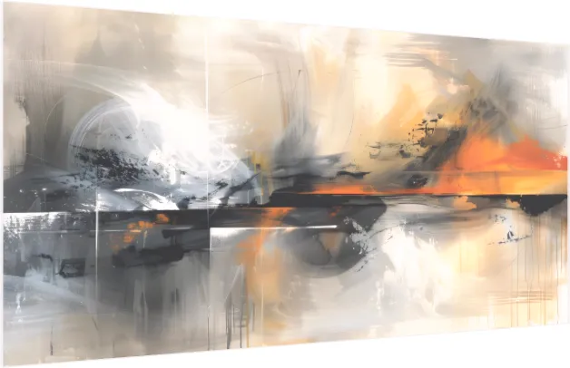 Abstract Expressionism Mixed Media Print — acrylic preview | PrintPosters.in