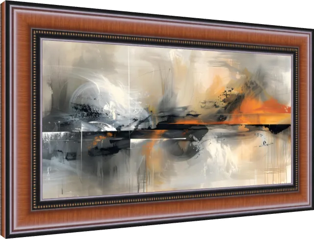 Abstract Expressionism Mixed Media Print — photo frame preview | PrintPosters.in