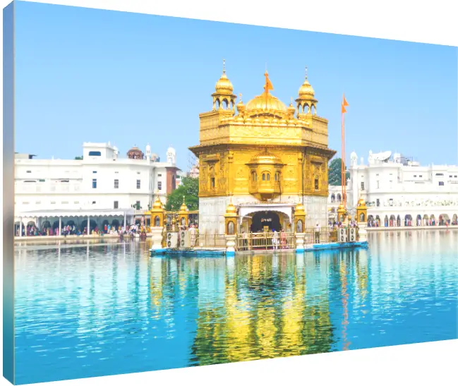 Traditional Golden Temple Wall Art | PrintPosters.in