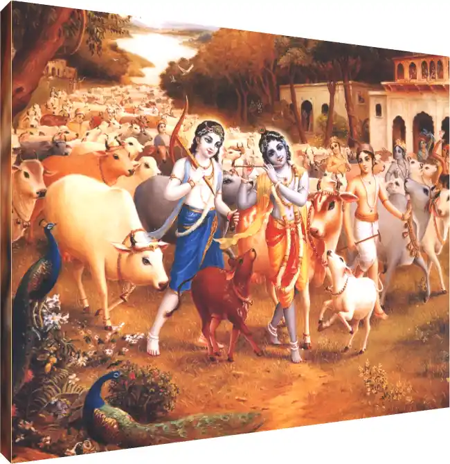 Krishna Balaram in Vrindavan Print | PrintPosters.in