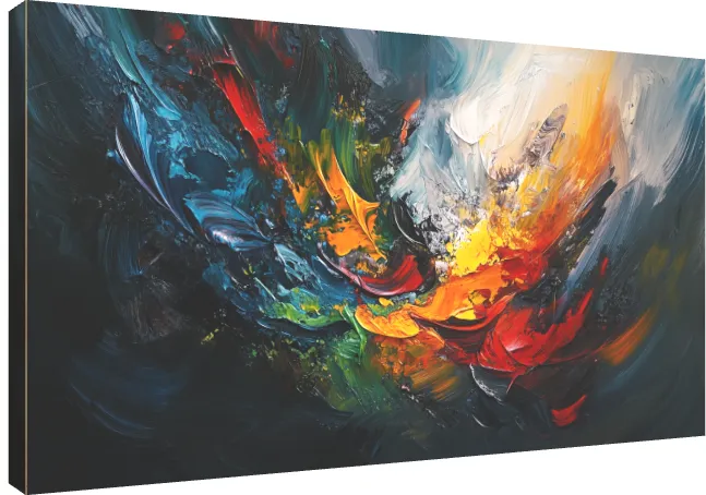 Colorful Abstract Bird Wall Art | PrintPosters.in