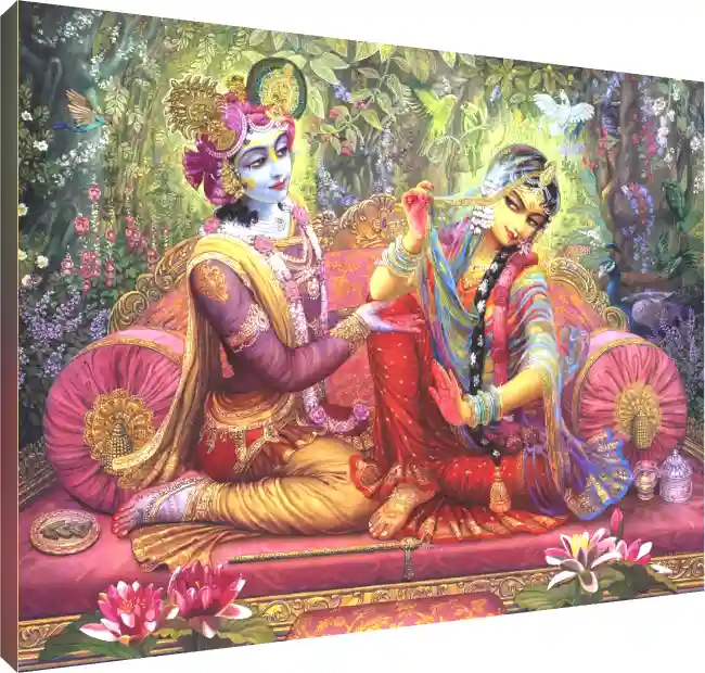 High Definition Radha Krishna Love Print wall art print | PrintPosters.in